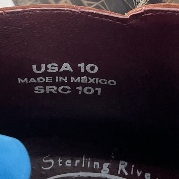 Sterling River Brown Ankle Chelsea Boots Leather Women's Size 10 (fits like 9.5) - Picture 6 of 7